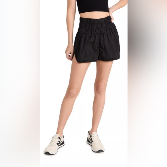 Free People Movement Womens Medium Black The Way Home Athletic Shorts Athleisure - Picture 10 of 10
